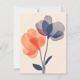 Cartão Postal Flora Pastel na Estilidade #094