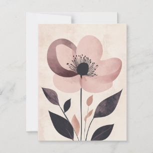 Cartão Postal Flora Pastel na Estilidade #098