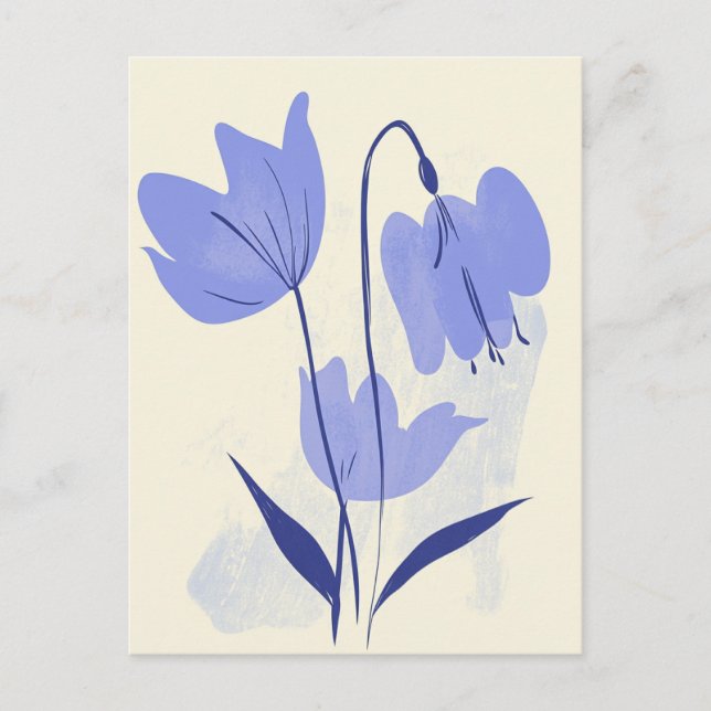 Cartão Postal Flora Pastel na Estilidade #110 (Frente)