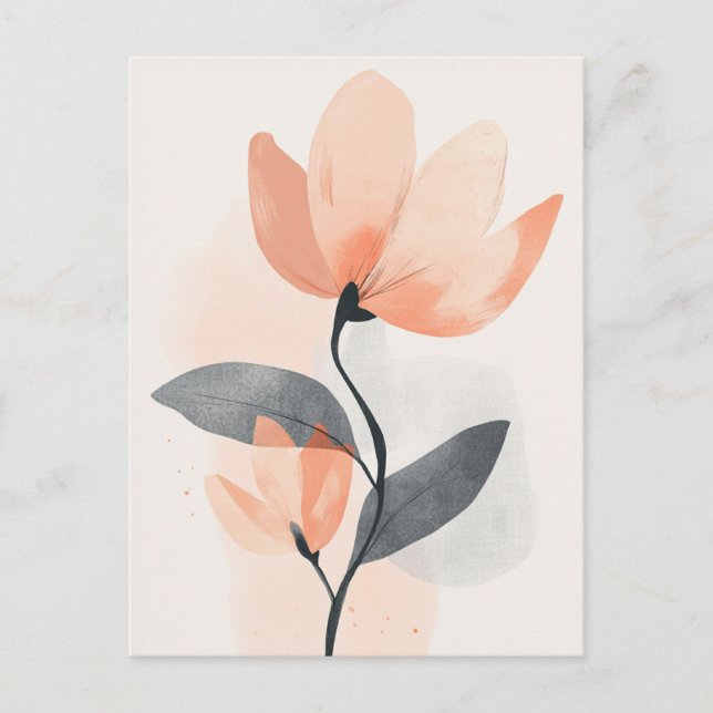 Cartão Postal Flora Pastel na Estilidade #111 (Frente)