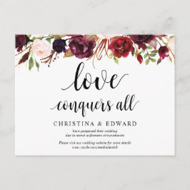 Cartão Postal Florais de Borgonha, Conquistas do Amor, Adiados
