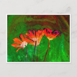 Cartão Postal Floral