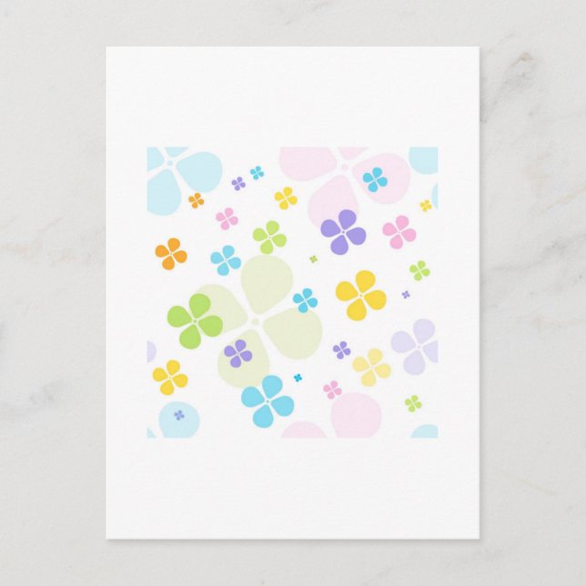 Cartão Postal Floral (Frente)