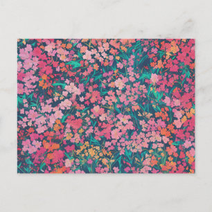 Cartão Postal Floral Azaléia Vibrante