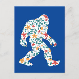CARTÃO POSTAL FLORAL BIGFOOT
