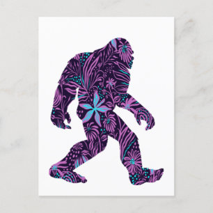 CARTÃO POSTAL FLORAL BIGFOOT