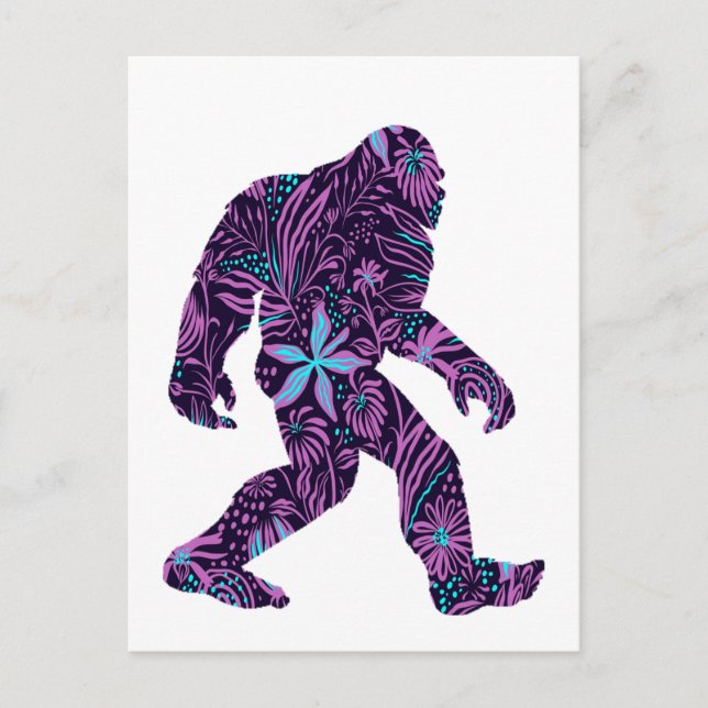 CARTÃO POSTAL FLORAL BIGFOOT (Frente)