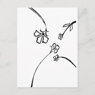 Cartão Postal Floral delight