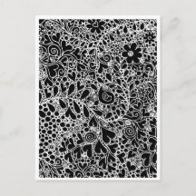Floral e Corações Intrincados