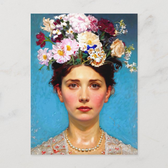 Cartão Postal Floral Flair Ruth - Art & Floral Society (Frente)