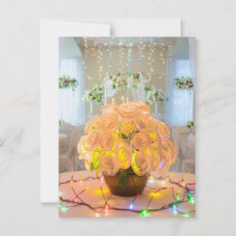 Cartão Postal Floral iluminado