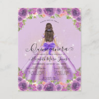 Floral Light Puro Glam Princesa Quinceanera