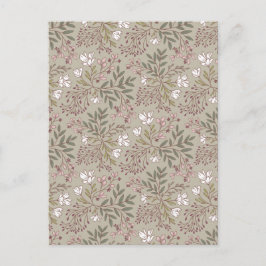 Cartão Postal Floral Meadow Dreams Wildflower Botanical Art