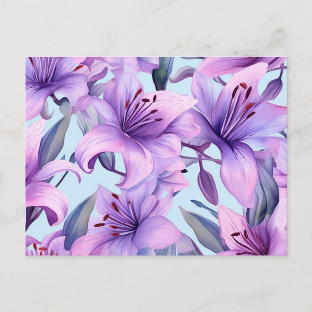 Cartão Postal Floral Motifs (Frente)