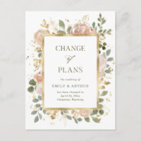 Floral Neutro Branco | Mudança de casamento de pla