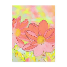 Floral Postcard