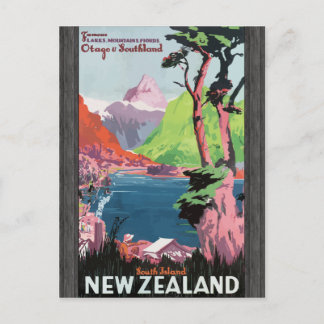 Cartão Postal Flords Otago Southland South Island Newzealand, Vi