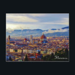 Cartão Postal Florença<br><div class="desc">Florença de Piazza Michelangelo.</div>