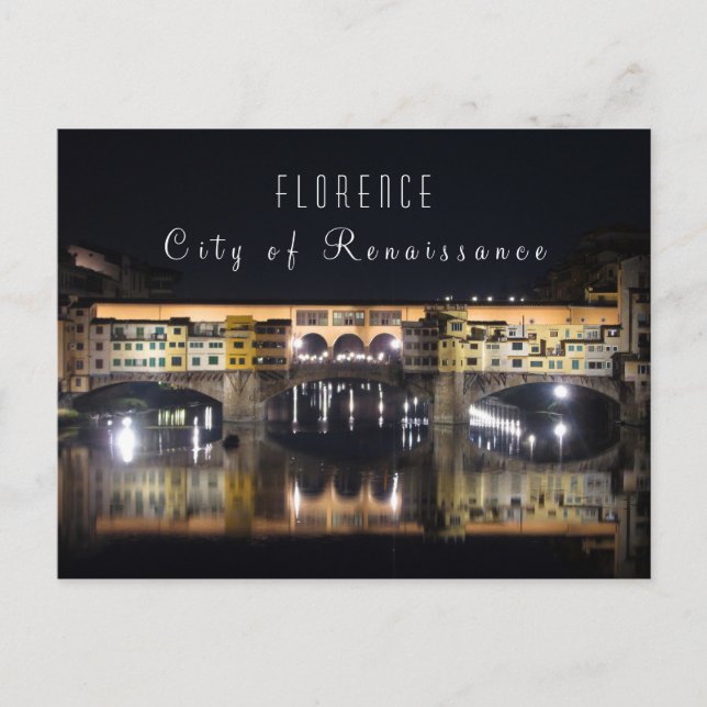 Cartão Postal Florença (Frente)