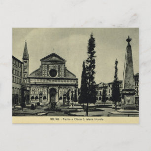 Cartão Postal Florença, Firenze, Papais noeis Maria Novella