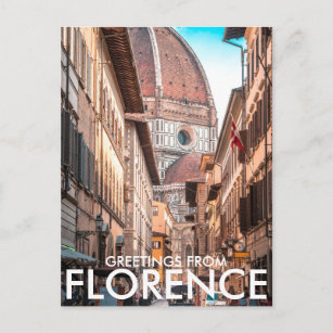Cartão Postal Florença, Itália