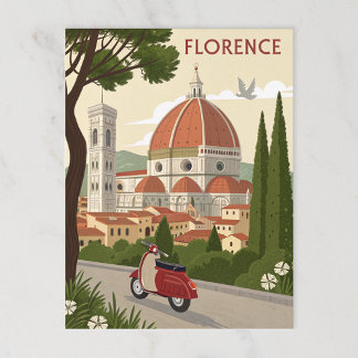 Cartão Postal Florença, Itália