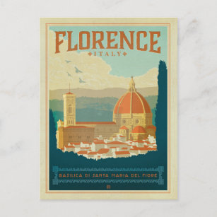 Cartão Postal Florença, Itália