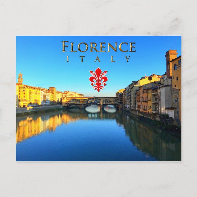Cartão Postal Florença - Ponte Vecchio (Frente)