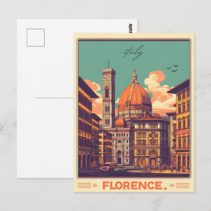 Cartão Postal Florence, firenze os presentes de viagem itália
