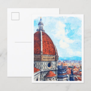 Cartão Postal Florence Itália BeauBeauBeauBeauBeauBeaubright Lan