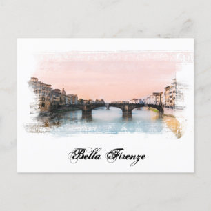 Cartão Postal ** Florence Italiana Language Firenze Italia AP12