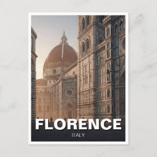 Cartão Postal Florence Italy Duomo Viagem