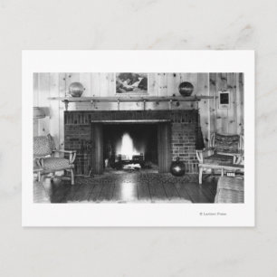 Cartão Postal Florence, Oregon Hotel Regan Lobby View