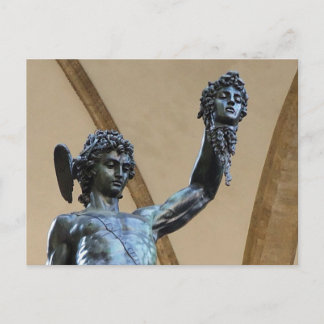 Cartão Postal florência, escultura itália