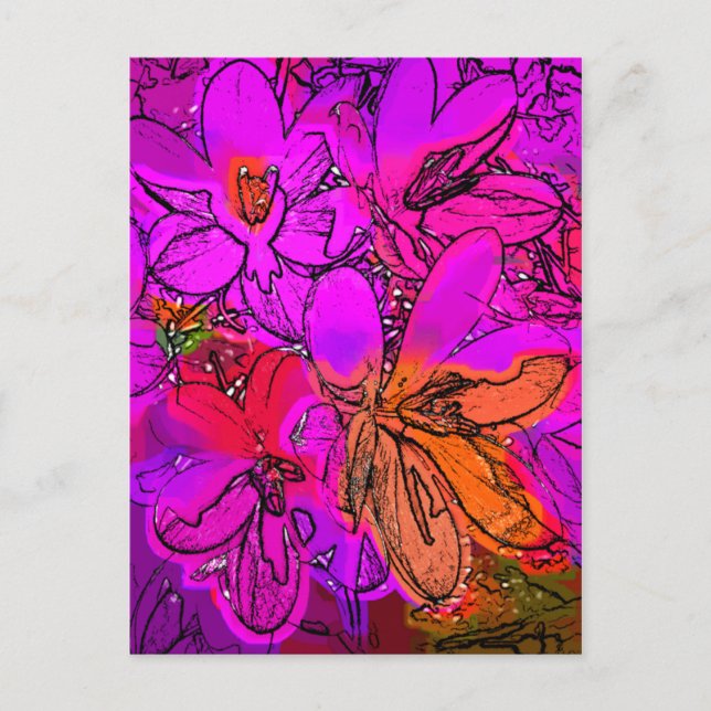 CARTÃO POSTAL FLORES (Frente)