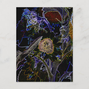 CARTÃO POSTAL FLORES