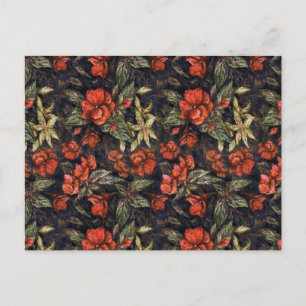 Cartão Postal Flores Antigas de Alexandra Cook aka Linandara