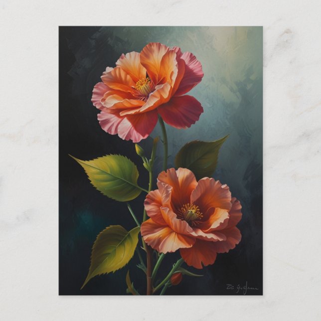Cartão Postal Flores betuminosas (Frente)