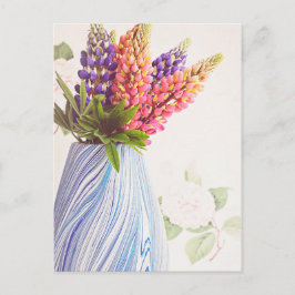 Cartão Postal Flores bonitas corajosas