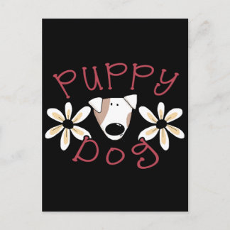 Cartão Postal Flores Camisetas de Cachorro Pupado e Presentes