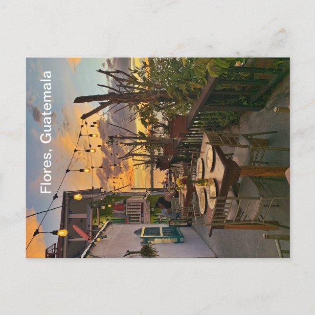 Cartão Postal Flores, Cartão-postal Guatemala (Frente)
