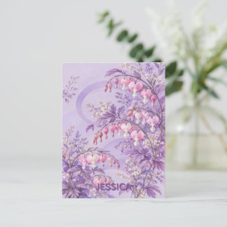Cartão Postal Flores Coração Sangrando Personalizadas