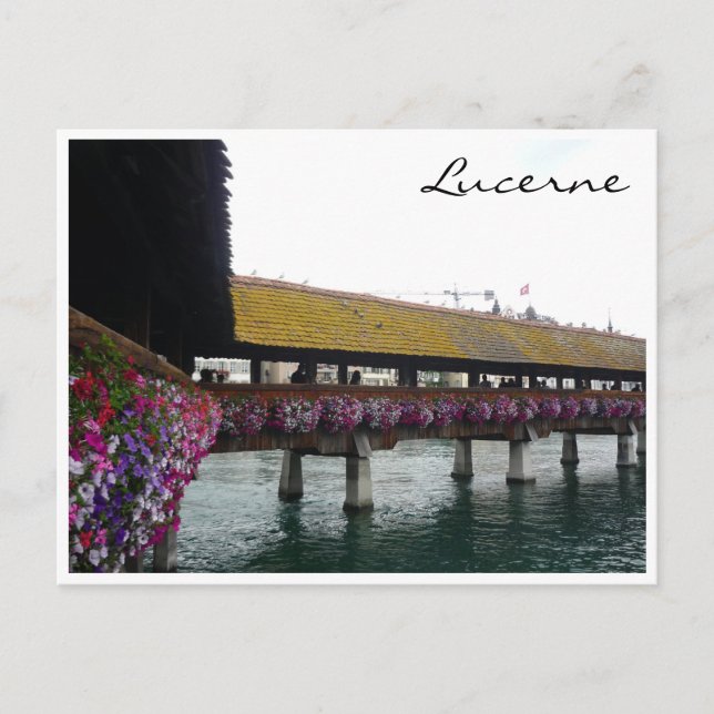 Cartão Postal flores da ponte de capela (Frente)