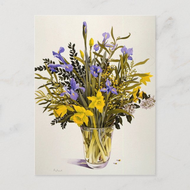 Cartão Postal Flores da Primavera (Frente)