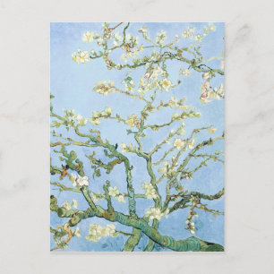 Cartão Postal Flores de Amendoeira de Van Gogh