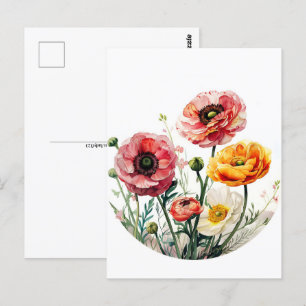 Cartão Postal Flores de Aquarela, Pós-Cruzamento