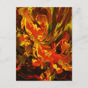 Cartão Postal Flores de Fantasia