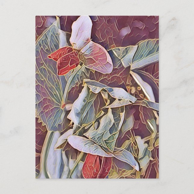 CARTÃO POSTAL FLORES DE PEA DOCE (Frente)