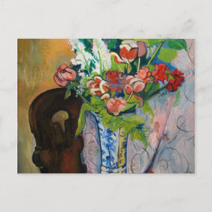 Cartão Postal Flores de Primavera, 1928 por Suzanne Valadon