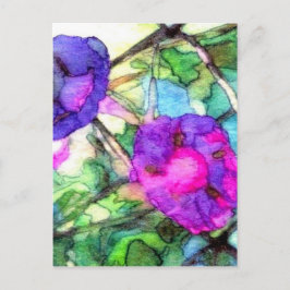 Cartão Postal Flores de primavera Glórias Bonito